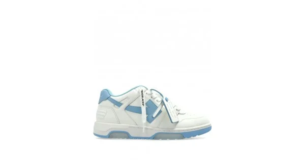 Sneakers OFF WHITE, Out Of Office, Baby Blue Leather, White