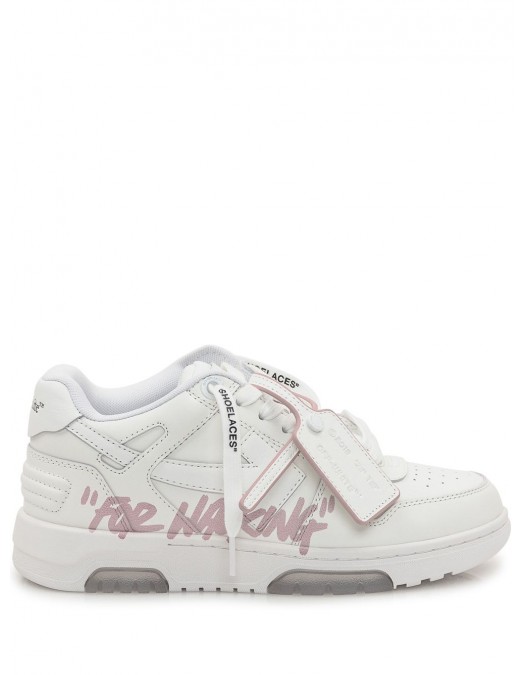 Sneakers OFF WHITE, Out Of Office For Walking Pink, Women, White - OWIA259C99LEA0190130