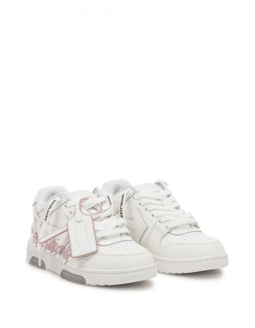 Sneakers OFF WHITE, Out Of Office For Walking Pink, Women, White - OWIA259C99LEA0190130