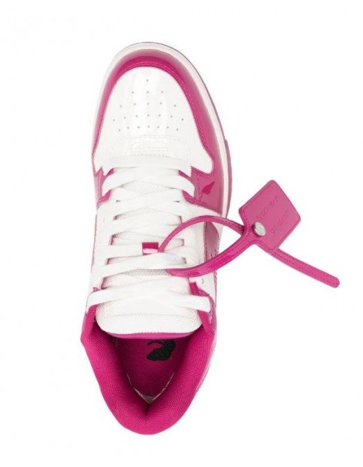 SNEAKERS OFF WHITE, Out Of Office, Patent Leather Pink - OWIA259F22LEA0050132