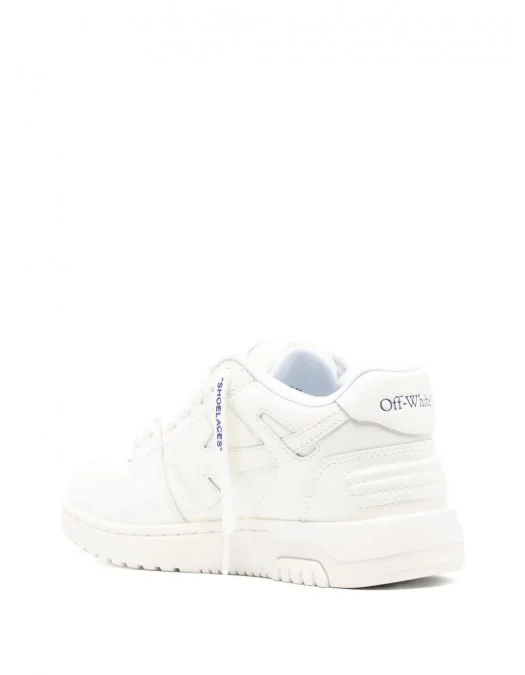 SNEAKERS OFF WHITE, Out Of Office, Electric Blue Details, Women, White - OWIA259F24LEA0060145