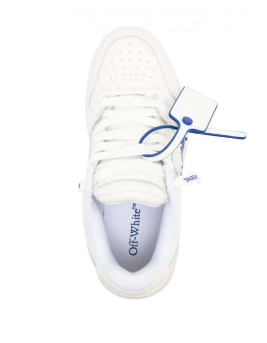 SNEAKERS OFF WHITE, Out Of Office, Electric Blue Details, Women, White - OWIA259F24LEA0060145