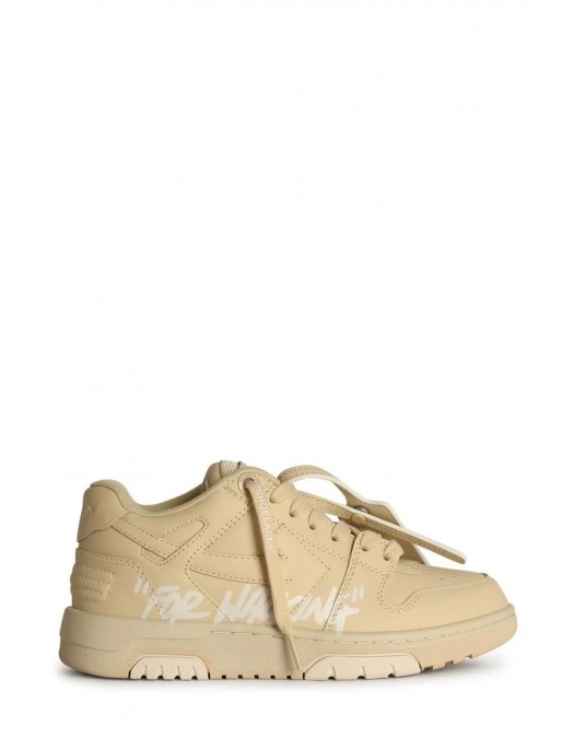 SNEAKERS OFF WHITE, Out Of Office, White Details, Full Beige - OWIA259F24LEA0066101