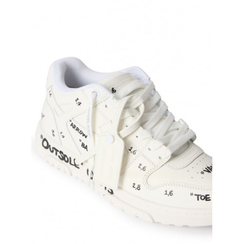 Sneakers OFF WHITE, Out Of Office Leather Sneakers