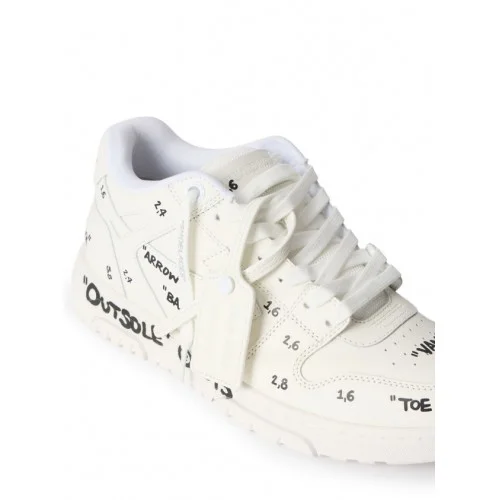 Sneakers OFF WHITE, Out Of Office Leather Sneakers