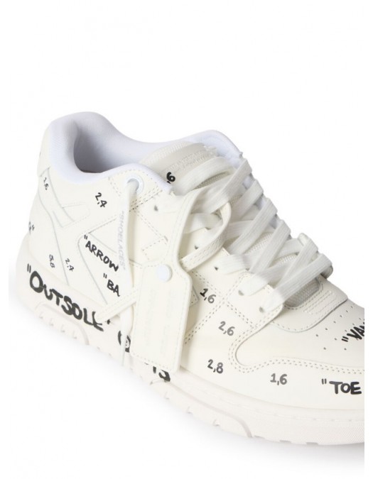 Sneakers OFF WHITE, Out Of Office Leather Sneakers - OWIA259F25LEA0070110