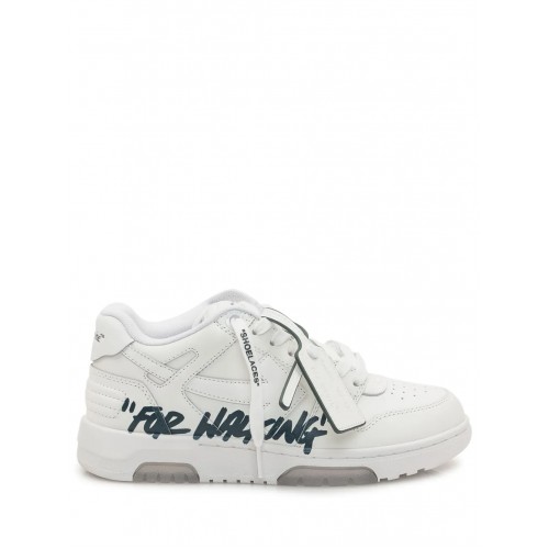 Sneakers OFF WHITE, Out Of Office, Women, Green Touch, White Sneakers OFF WHITE, Out Of Office, Women, Green Touch, White