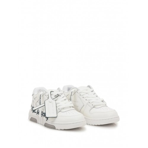 Sneakers OFF WHITE, Out Of Office, Women, Green Touch, White Sneakers OFF WHITE, Out Of Office, Women, Green Touch, White
