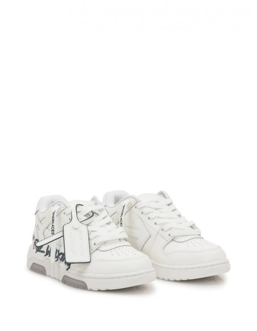 Sneakers OFF WHITE, Out Of Office, Women, Black Touch, White - OWIA259S25LEA005014A