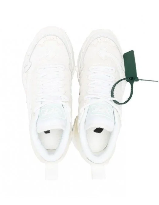 SNEAKERS OFF WHITE, Odsy 2000, Light Leather, For Him, Full White - OMIA190C99FAB0010101