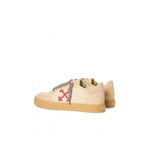 Sneakers Off White Vulcanized Low Suede Sneakers