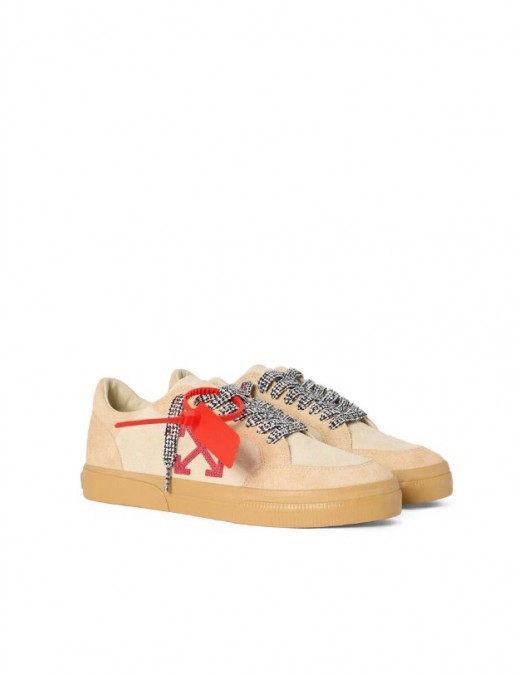 Sneakers Off White Vulcanized Low Suede Sneakers - OWIA288S26LEA0036127