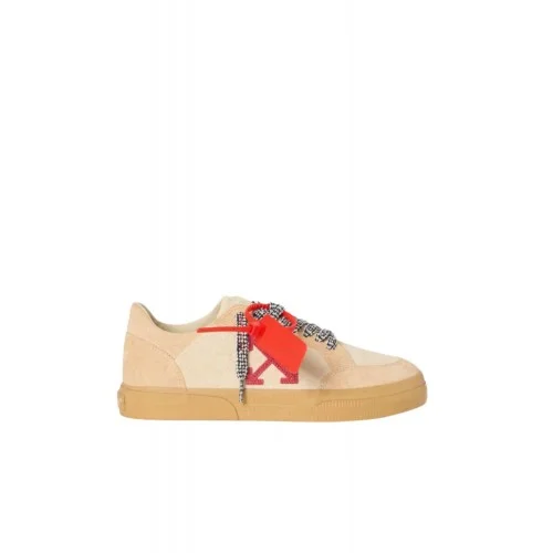 Sneakers Off White Vulcanized Low Suede Sneakers