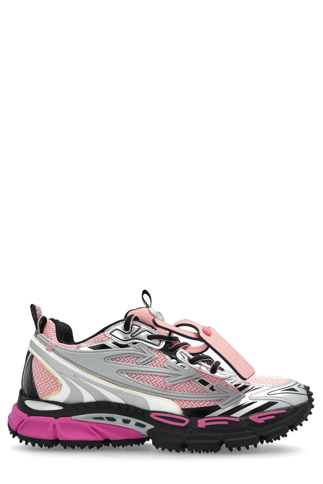 Sneakers OFF WHITE, Be Right Back Lace-Up, Women, Pink Details