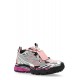 Sneakers OFF WHITE, Be Right Back Lace-Up, Women, Pink Details, Grey - OWIA289S25FAB0013C3B