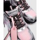 Sneakers OFF WHITE, Be Right Back Lace-Up, Women, Pink Details, Grey - OWIA289S25FAB0013C3B