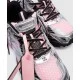 Sneakers OFF WHITE, Be Right Back Lace-Up, Women, Pink Details, Grey - OWIA289S25FAB0013C3B
