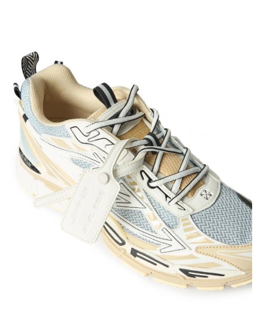 Sneakers OFF WHITE, Be Right Back Sneakers, LIGHT GREY - CARAMEL - OWIA289S26FAB0010564