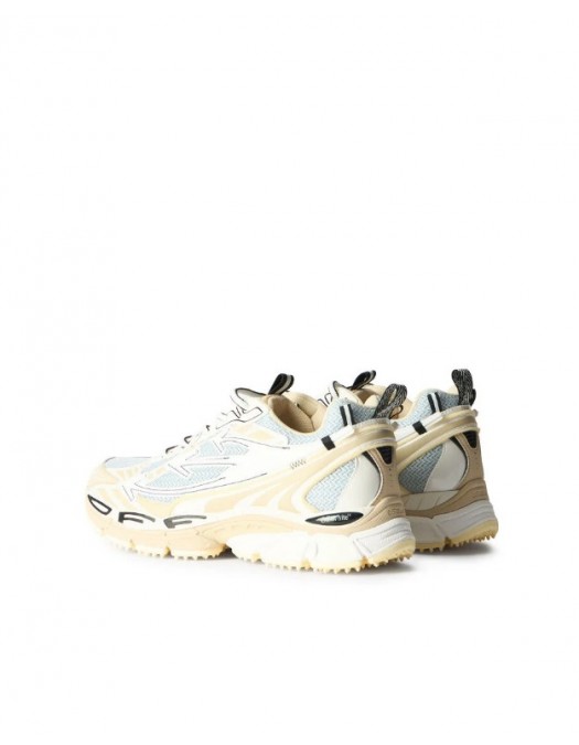 Sneakers OFF WHITE, Be Right Back Sneakers, LIGHT GREY - CARAMEL - OWIA289S26FAB0010564