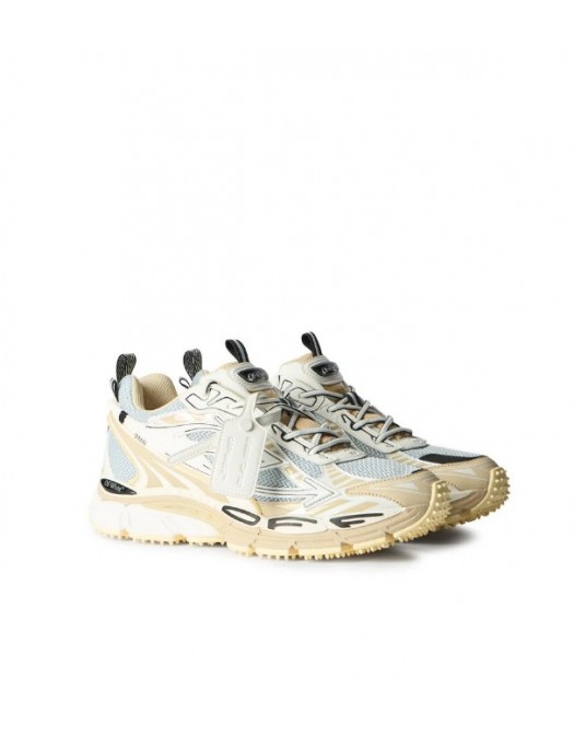 Sneakers OFF WHITE, Be Right Back Sneakers, LIGHT GREY - CARAMEL - OWIA289S26FAB0010564