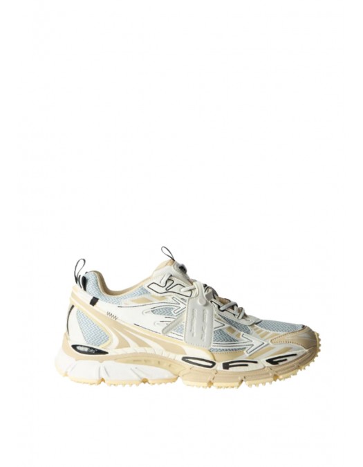 Sneakers OFF WHITE, Be Right Back Sneakers, LIGHT GREY - CARAMEL - OWIA289S26FAB0010564