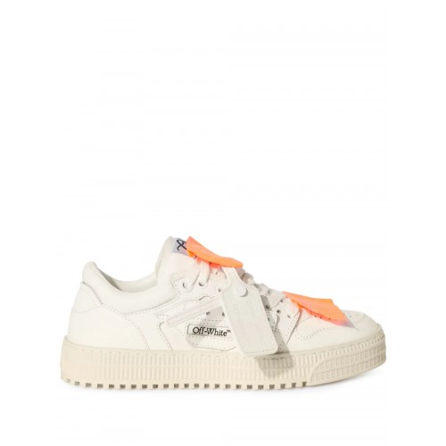 Sneakers OFF WHITE, 3.0 Off Court, Low Top, Orange Details, Arctic White
