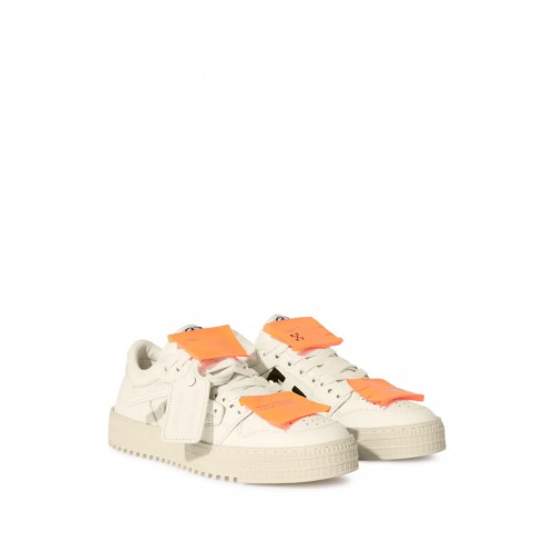 Sneakers OFF WHITE, 3.0 Off Court, Low Top, Orange Details, Arctic White