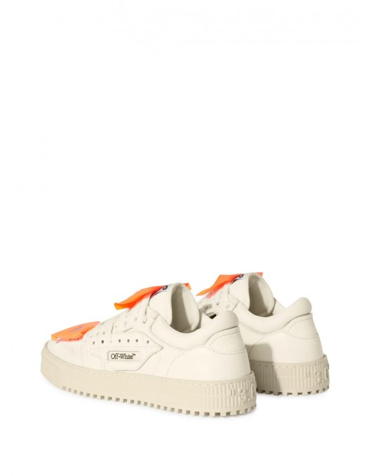 Sneakers OFF WHITE, 3.0 Off Court, Low Top, Orange Details, Arctic White - OWIA28EC99LEA0010120