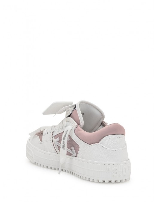 Sneakers OFF WHITE, 3.0 Off Court, Low Top, Pink Details, Arctic White - OWIA28ES25LEA003013C