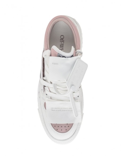 Sneakers OFF WHITE, 3.0 Off Court, Low Top, Pink Details, Arctic White - OWIA28ES25LEA003013C