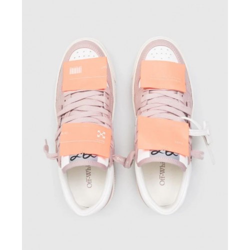 Sneakers OFF WHITE, leather sneakers 3.0 Floating Arrow, Pink