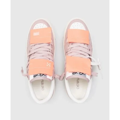 Sneakers OFF WHITE, leather sneakers 3.0 Floating Arrow, Pink