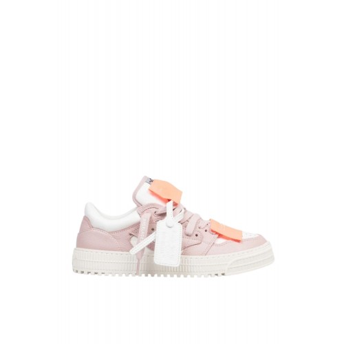 Sneakers OFF WHITE, leather sneakers 3.0 Floating Arrow, Pink