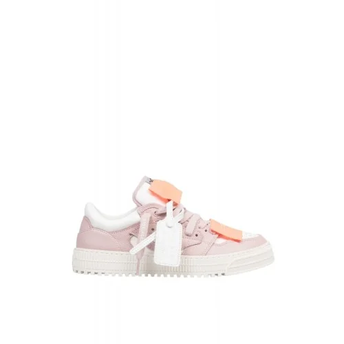 Sneakers OFF WHITE, leather sneakers 3.0 Floating Arrow, Pink