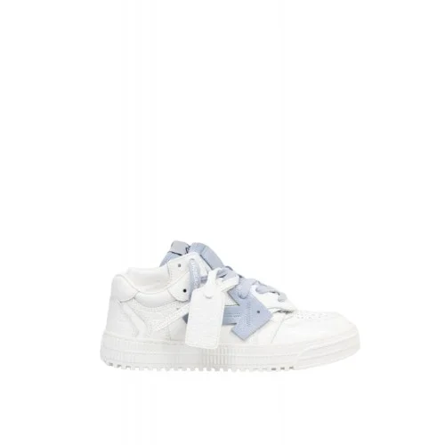 Sneakers OFF WHITE, leather sneakers 3.0 Floating Arrow, Alb