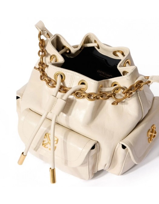 Geanta OFF WHITE, Dumbo.B Bucket Bag - OWMY002C99LEA0010400