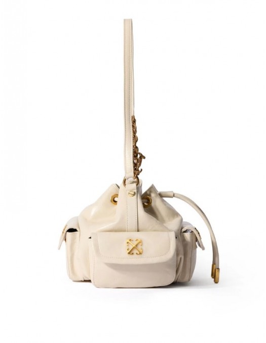Geanta OFF WHITE, Dumbo.B Bucket Bag - OWMY002C99LEA0010400