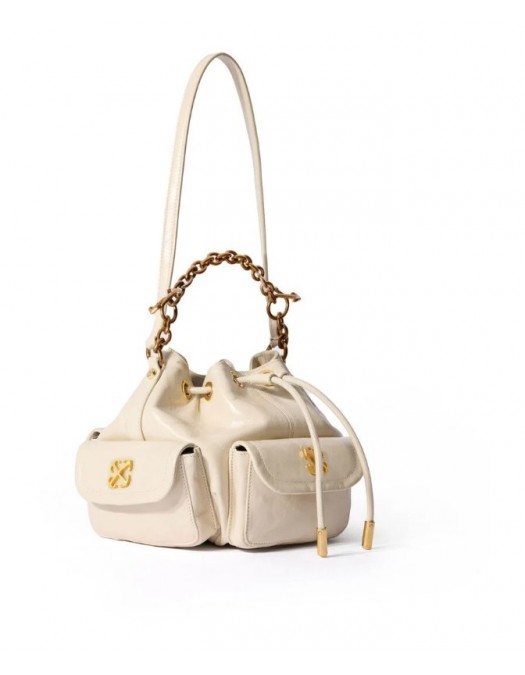 Geanta OFF WHITE, Dumbo.B Bucket Bag - OWMY002C99LEA0010400