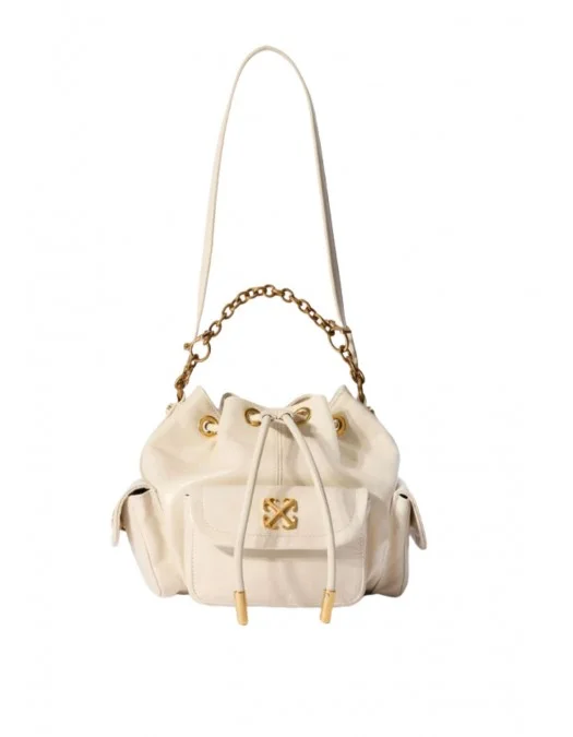 Geanta OFF WHITE, Dumbo.B Bucket Bag - OWMY002C99LEA0010400