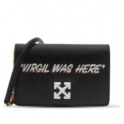 Geanta OFF WHITE, Jitney, Virgil Was Here, Black