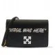 Geanta OFF WHITE, Jitney, Virgil Was Here, Black - OWNN046F22LEA0011084 Geanta OFF WHITE, Jitney, Virgil Was Here, Black - OWNN046F22LEA0011084