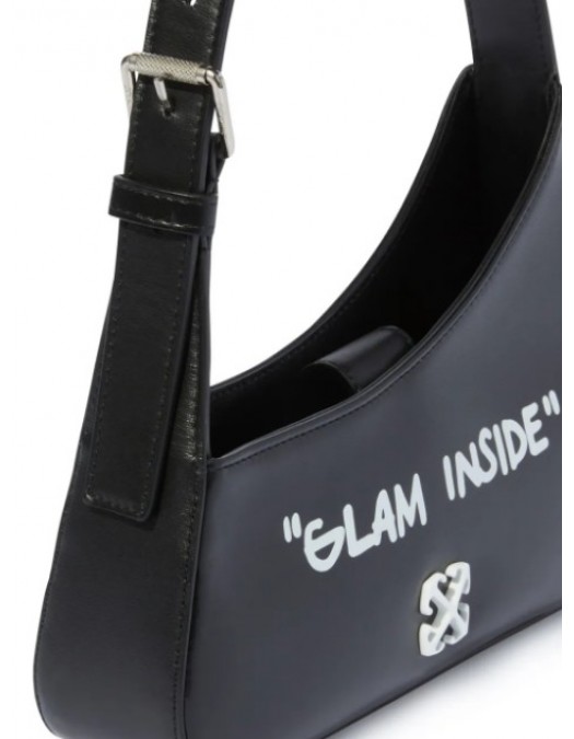 Geanta OFF WHITE, Jitney Quote shoulder bag - OWNN18AC99LEA0011001