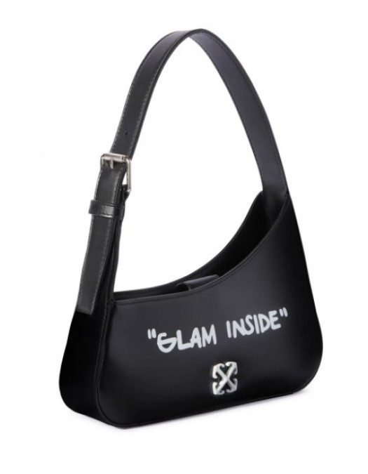 Geanta OFF WHITE, Jitney Quote shoulder bag - OWNN18AC99LEA0011001