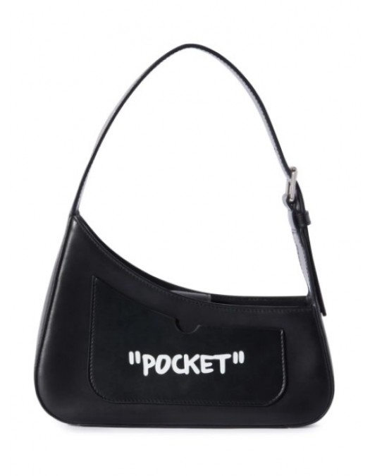 Geanta OFF WHITE, Jitney Quote shoulder bag - OWNN18AC99LEA0011001