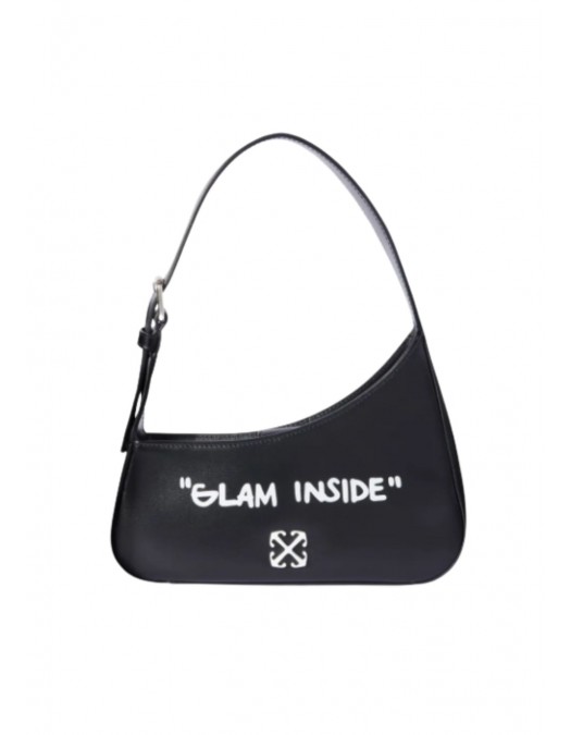 Geanta OFF WHITE, Jitney Quote shoulder bag - OWNN18AC99LEA0011001