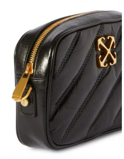Geanta OFF WHITE, quilted camera bag - OWNN18EC99LEA0011000
