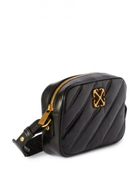 Geanta OFF WHITE, quilted camera bag - OWNN18EC99LEA0011000