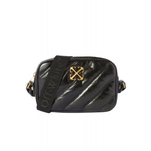 Geanta OFF WHITE, quilted camera bag