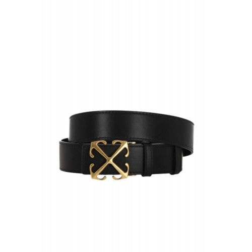 Curea OFF WHITE, signature Arrows motif-buckle leather belt