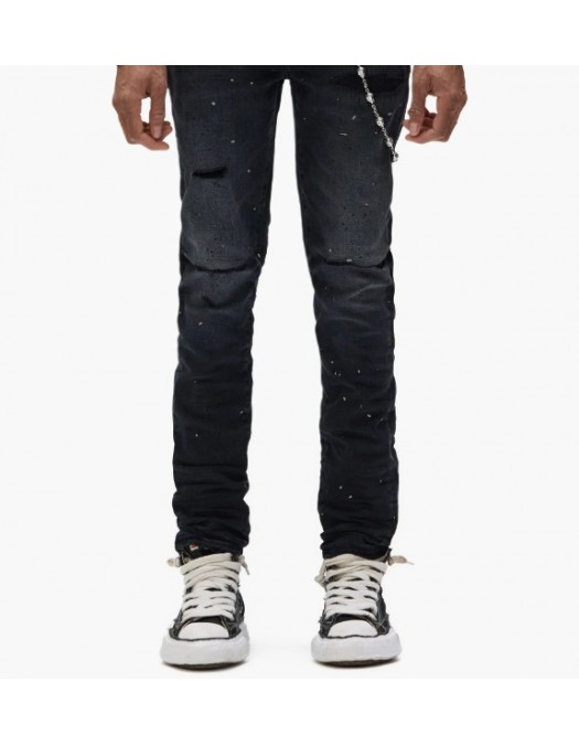 Jeans PURPLE, P001 low-rise, Reflective Paint Repair - P001CRPR524